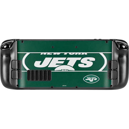 NFL New York Jets Zone Block Steam Deck Handheld Gaming Computer Skin